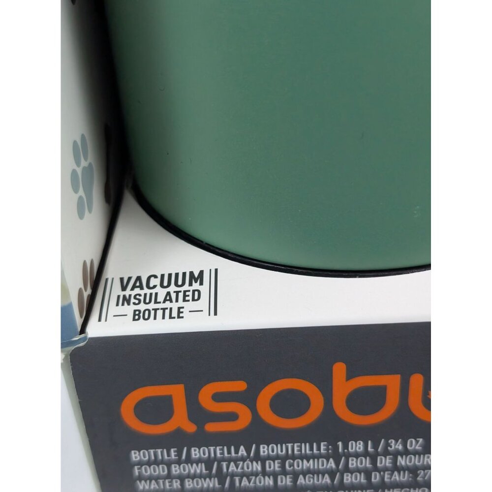 Asobu Buddy Vacuum Insulated Reusabl Bottle Pet Bowl Set 2-Pack Portable Outdoor - Picture 6 of 8